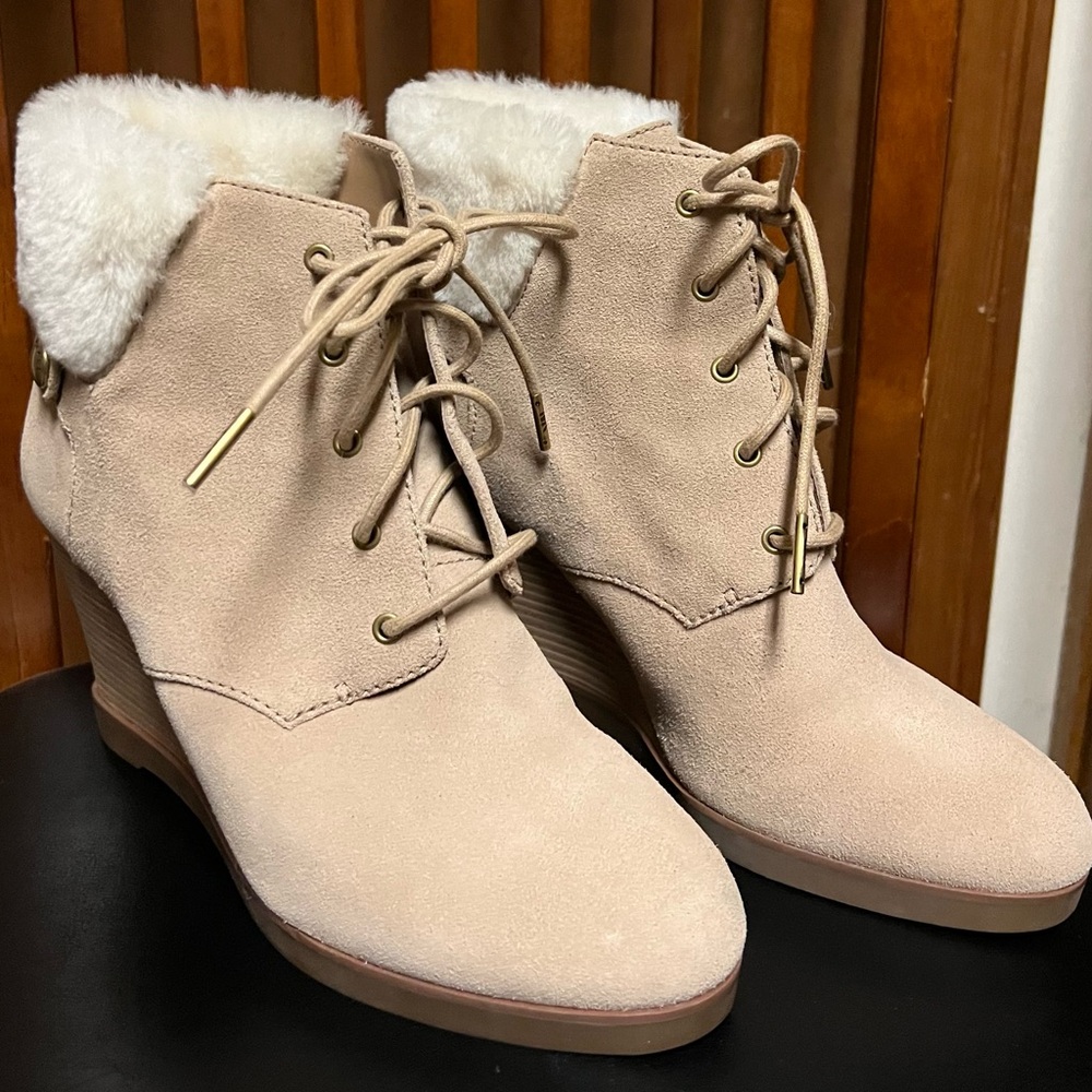 WOMENS MICHAEL KORS LEATHER BOOTS SIZE 9.5m